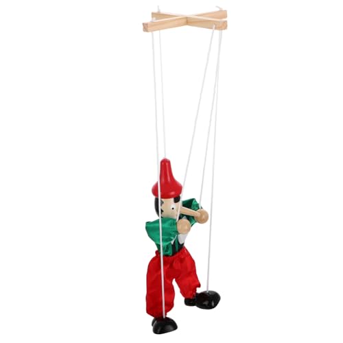 ibasenice Marionetten-puppenspiel Holz-marionettenpuppen Zugschnur-Puppe Spielzeugpuppe Marionette Für Jungen Und Mädchen Zufällige Farbe von ibasenice
