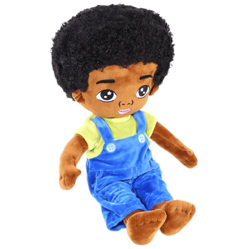 ibasenice Schwarze Puppe für kinderspielzeug nachsprechende stofftiere Puppen Toys for Plush Toy realistische Stoffpuppen Kuscheltiere für PP Baumwolle ibasenice Schwarze Puppe für kinderspielzeug nachsprechende stofftiere Puppen Toys for Plush Toy realistische Stoffpuppen Kuscheltiere für PP Baumwolle von ibasenice