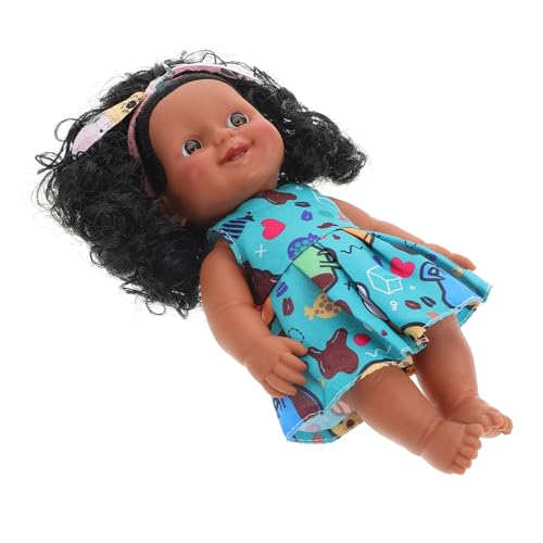 ibasenice Schwarze Puppe realistische Babypuppe Babypuppen Simulation Einer Babypuppe babyspielzeug kinderspielzeug Kinderpuppen für Babypuppen Polyester ibasenice Schwarze Puppe realistische Babypuppe Babypuppen Simulation Einer Babypuppe babyspielzeug kinderspielzeug Kinderpuppen für Babypuppen Polyester von ibasenice