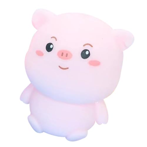 ibasenice Schweinchen kneten für kinderspielzeug Squeeze Erwachsene Squeeze-Stress- Cartoon- dehnbares Rosa von ibasenice