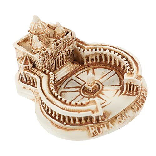 ibasenice Simulation Gebäudemodell Spielzeugzimmer Wahrzeichenstatue Für Sammlerstücke Titanisch Architektonische Skulptur Künstlicher Fisch Miniatur Hausdekoration Bausteine St. Harz Weiß von ibasenice