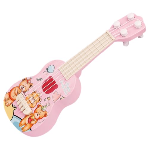 ibasenice Simulation Gitarre Kleinkind Ukulele Miniatur-Ukulele Für Kleinkind Musikinstrument Minigitarre Aus Kunststoff Gitarre Für Anfänger Mini-Ukulele Plastik von ibasenice