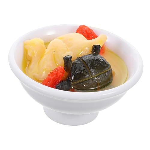 ibasenice Realistische Hühnersuppe – Simuliertes Lebensmittel-requisitenspielzeug Für Die Küche Und Fotografie ibasenice Realistische Hühnersuppe – Simuliertes Lebensmittel-requisitenspielzeug Für Die Küche Und Fotografie von ibasenice