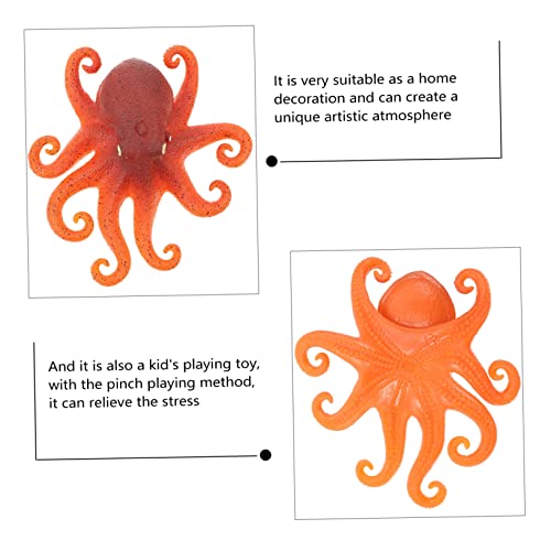 ibasenice Simulation Octopus aus Weichem TPR Niedliches Dekompressionsspielzeug zur Stressreduktion Realistische Oberfläche Flexibles Modell für Dekoration ibasenice Simulation Octopus aus Weichem TPR Niedliches Dekompressionsspielzeug zur Stressreduktion Realistische Oberfläche Flexibles Modell für Dekoration von ibasenice