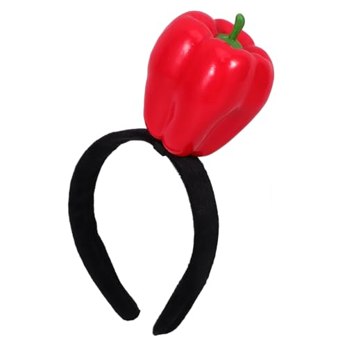 ibasenice Simulation Rote Paprika Haarreif Leichtes Flexibles Haarband für Frauen und Modisches Cosplay Accessoire für Fotoshootings und Party Niedliches Stirnband mit Speziellem Design ibasenice Simulation Rote Paprika Haarreif Leichtes Flexibles Haarband für Frauen und Modisches Cosplay Accessoire für Fotoshootings und Party Niedliches Stirnband mit Speziellem Design von ibasenice