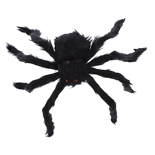 ibasenice Simulation Spinnenspielzeug Halloween-Party-Requisite Gruselige Halloween-Dekoration Halloween Horror Halloween grusel Simulation Spinnen Ornamente Halloween liefert Draht Black von ibasenice