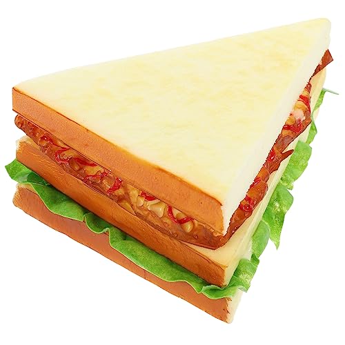 ibasenice Simulations-Sandwich Plüsch Künstlich Toaster Essen Vorgeben Bäckerei Brotdekoration Brotstütze Dekoration Küchenstütze Sandwich-Modell-Requisite Falsches Brot ibasenice Simulations-Sandwich Plüsch Künstlich Toaster Essen Vorgeben Bäckerei Brotdekoration Brotstütze Dekoration Küchenstütze Sandwich-Modell-Requisite Falsches Brot von ibasenice