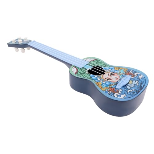 ibasenice Simulations-Ukulele Mini-Ukulele Musikinstrument Für Pädagogisches Instrumentenspielzeug Frühes Musikalisches Lernspielzeug Plastikinstrument Ukulele Aus Kunststoff Abs von ibasenice