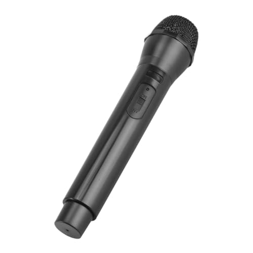 ibasenice Simulationsmikrofon Kinderspielzeug Karaoke-Maschine Für Gefälscht Karaoke Maschine Musikspielzeug Für Kleinkinder Tragbares Mikrofon Für Party-mikrofon Plastik Black von ibasenice