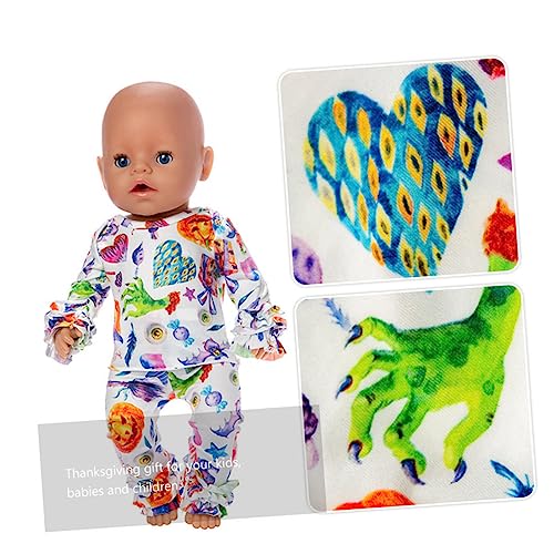 ibasenice Simulationspuppenkleidung Halloween-Kostüm für Puppen Puppe Halloween-Kostüm Halloween-Outfit für Puppe Spielkleidung anziehen Kleidung für Puppe Stoff von ibasenice