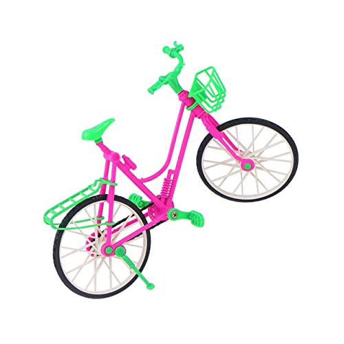 ibasenice Mini-Spielzeug-Simulation Jungen Und Mädchen Spielen Fahrrad Prop Baby Puppe Fahrrad Spielzeug Zufällige Farbe von ibasenice