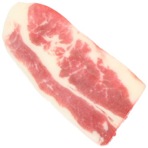 ibasenice Simulationsrindfleischmodell für kinderspielzeug Spielküchenzubehör Fotografie Rindfleischmodell falsches Fleisch künstliche Fleischstütze PVC-Material rot von ibasenice