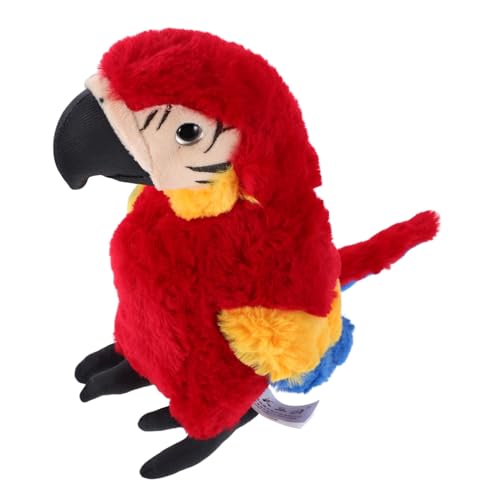 ibasenice Simulierte Papageipuppe Plüschvogel Stofftier gefüllter Papagei Simulation Papageienpuppe Simulation von Tierpuppen Papagei gefüllt Vogel Plüschtier Nymphensittich Plüschtier rot ibasenice Simulierte Papageipuppe Plüschvogel Stofftier gefüllter Papagei Simulation Papageienpuppe Simulation von Tierpuppen Papagei gefüllt Vogel Plüschtier Nymphensittich Plüschtier rot von ibasenice