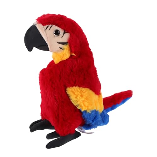 ibasenice Simulierte Papageipuppe realistische papageienverzierungen Papagei Plüschtier Plüschpuppe in Papageienform Realistischer Vogel Papagei Stofftier realistische Vogeltiere rot ibasenice Simulierte Papageipuppe realistische papageienverzierungen Papagei Plüschtier Plüschpuppe in Papageienform Realistischer Vogel Papagei Stofftier realistische Vogeltiere rot von ibasenice