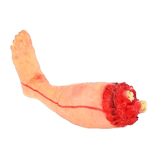 ibasenice Simulierte abgetrennte Hand Halloween Costume Halloween Kleidung streudekor Halloween gartendeko rostoptik Figuren Schlag gebrochene Körperteile Halloween-Terrorkörper PP Baumwolle von ibasenice
