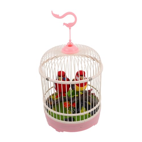 ibasenice Simulierter Vogelkäfig für interaktives Käfigspielzeug für Singvögel Vogelkäfig- mit Induktion Kreatives Plastik ibasenice Simulierter Vogelkäfig für interaktives Käfigspielzeug für Singvögel Vogelkäfig- mit Induktion Kreatives Plastik von ibasenice