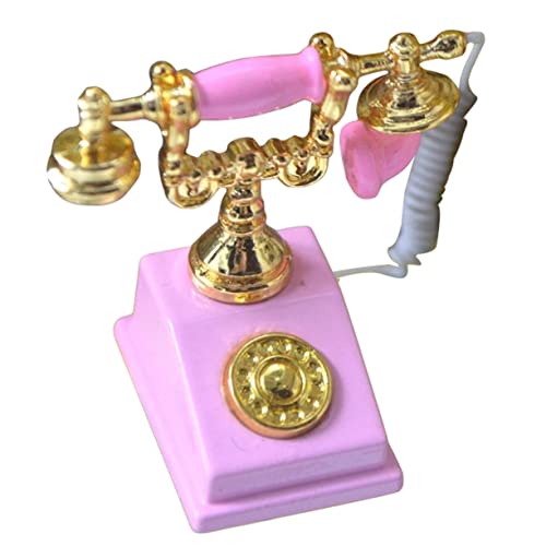 ibasenice Simuliertes Telefon für kinderspielzeug Suprise spielzeuge für zabawki stymulujące rozwój min Telefonmöbel Mikrofonmodell Zinklegierung Rosa ibasenice Simuliertes Telefon für kinderspielzeug Suprise spielzeuge für zabawki stymulujące rozwój min Telefonmöbel Mikrofonmodell Zinklegierung Rosa von ibasenice