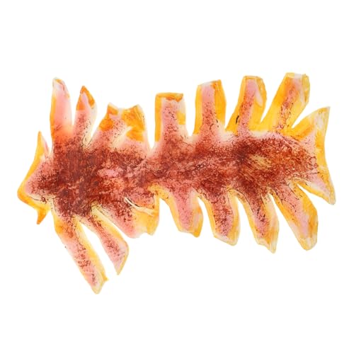 ibasenice Simuliertes Tintenfischmodell aus Eisenplatte Fleisch Lebensmittel Essen künstlicher Calamari Essensrequisiten Lebensmitteldekor lebensechtes Essen PVC von ibasenice