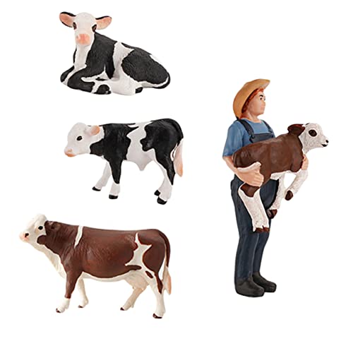 ibasenice Farm Cattle Collection Spielzeug-simulationsspielzeug Für Jungen Und Mädchen Und von ibasenice