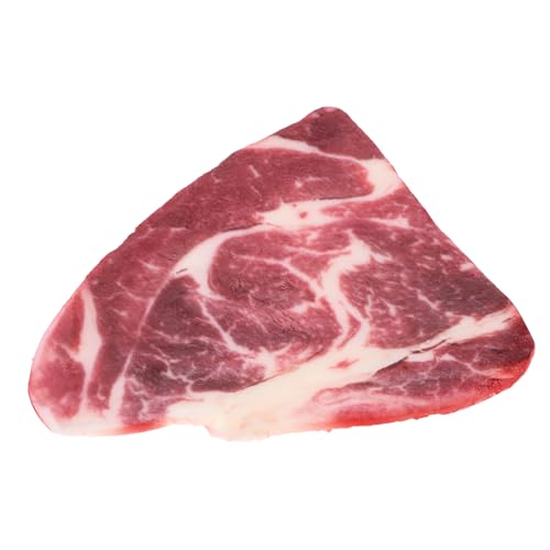 ibasenice Realistische Simulierte Rindfleischscheibe Kunstfleisch-Requisite Für Küchendekor-Fotografie ibasenice Realistische Simulierte Rindfleischscheibe Kunstfleisch-Requisite Für Küchendekor-Fotografie von ibasenice