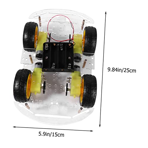 ibasenice Chassis - Roboterbausatz Mit Codescheibe - Chassis Für Kinder - Pädagogisches Lernspielzeug ibasenice Chassis - Roboterbausatz Mit Codescheibe - Chassis Für Kinder - Pädagogisches Lernspielzeug von ibasenice