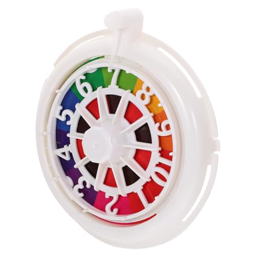 ibasenice Spiel Drehscheibe Drehrad Rad Tombola Rad Drehrad Für Preise Zappelräder Bar Spiele Tisch Weißer Kunststoff von ibasenice