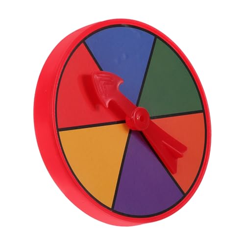 ibasenice Spiel Plattenspieler Kleines Spinnrad Zubehör Für Brettspiele Sensorisches Belohnungsrad Spielrad Kleines Spielzeugrad Desktop-spinnrad Spinnenspielzeug Plastik von ibasenice