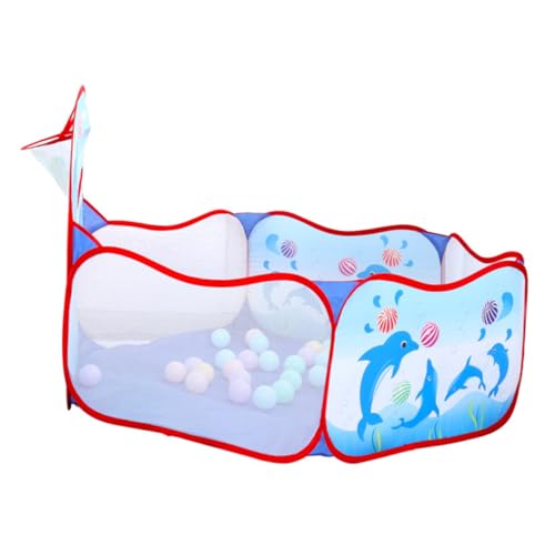 ibasenice Spiel Schwimmbad Kindergarten-Unterhaltungsplatz Ocean Ball Zelt Sechseckzaun für von ibasenice