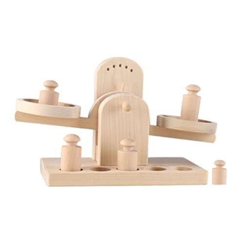 ibasenice Spielzeug Mit Holzwaage - Lernspielzeug Mit Waage/Spielzeug Mit Waage/Spielzeug Mit Rechenwaage Für Kinder/Montagewaage/Montessori-Mathematikmaterial Lehrspielzeug ibasenice Spielzeug Mit Holzwaage - Lernspielzeug Mit Waage/Spielzeug Mit Waage/Spielzeug Mit Rechenwaage Für Kinder/Montagewaage/Montessori-Mathematikmaterial Lehrspielzeug von ibasenice