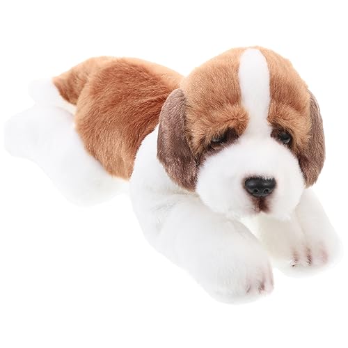 ibasenice Stofftier Kleiner Ausgestopfter Hund Interessante Hundepuppe Ausgestopfter Hund Pp Baumwolle von ibasenice