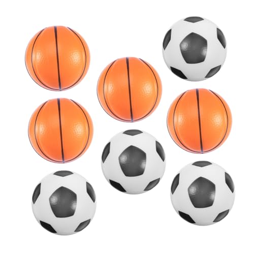 ibasenice Squeeze-Set Mit 8 Fußball- Und Basketball-dekompressionsspielzeugen Weichem Material Zur Linderung Von Jungen Und Mädchen Erwachsenen von ibasenice