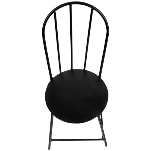 ibasenice Stuhl Ornamente für kinderspielzeug spielzeuge für Home Dekoration Children Toys Puppenhaus Filigrane Mini-Stuhl-Dekore Mini Möbel Eisen Black ibasenice Stuhl Ornamente für kinderspielzeug spielzeuge für Home Dekoration Children Toys Puppenhaus Filigrane Mini-Stuhl-Dekore Mini Möbel Eisen Black von ibasenice