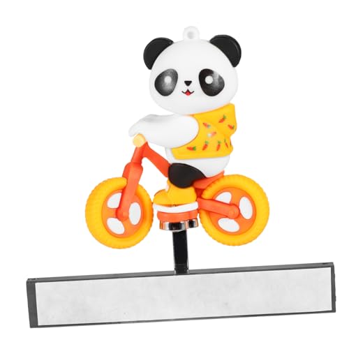 ibasenice Süßes Panda Autoornament Bewegliche Panda Figur Skateboard Einzigartige Dekoration für Armaturenbrett Installieren Niedliches Autozubehör für Frauen und Männer von ibasenice