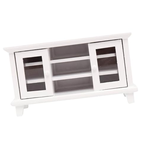 ibasenice TV-Schrank aus Holz für kinderspielzeug Present Ideas Geschenkeidee Dollhouse Furniture spielzeuge kinderknallzeug Geschenkidee Wohnzimmermöbel Weiß ibasenice TV-Schrank aus Holz für kinderspielzeug Present Ideas Geschenkeidee Dollhouse Furniture spielzeuge kinderknallzeug Geschenkidee Wohnzimmermöbel Weiß von ibasenice