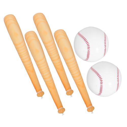 ibasenice Teiliges Aufblasbares Set für Aufblasbare Baseball-schläger Bälle Kreatives Party-dekor für Baseball-mottopartys Einfach Aufzupumpen für Outdoor-Spiel und Kleinkinder ibasenice Teiliges Aufblasbares Set für Aufblasbare Baseball-schläger Bälle Kreatives Party-dekor für Baseball-mottopartys Einfach Aufzupumpen für Outdoor-Spiel und Kleinkinder von ibasenice