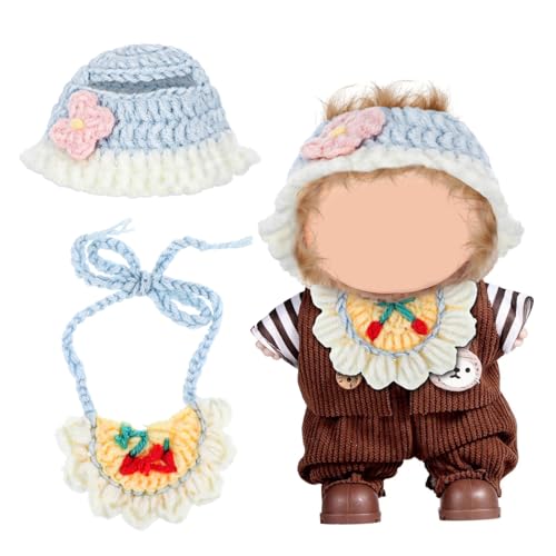 ibasenice Teiliges Häkelset für Puppen Handgefertigtes Mützchen und Babylätzchen aus Langlebige Modische Puppenbekleidung für Puppenhaus Sammler ibasenice Teiliges Häkelset für Puppen Handgefertigtes Mützchen und Babylätzchen aus Langlebige Modische Puppenbekleidung für Puppenhaus Sammler von ibasenice