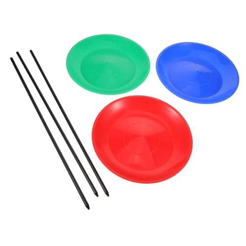 ibasenice Teiliges Jonglier Rotierenden Plastik-tellern und Handstab Buntes Zirkus-jonglier Hand-Auge-koordination und Sensorischem Training Leichtes Sicheres Trainingsgerät ibasenice Teiliges Jonglier Rotierenden Plastik-tellern und Handstab Buntes Zirkus-jonglier Hand-Auge-koordination und Sensorischem Training Leichtes Sicheres Trainingsgerät von ibasenice
