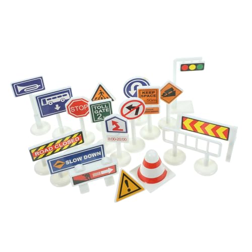 ibasenice Teiliges Mini Verkehrsschilder Spielset aus Robustem Kunststoff Pädagogisches Lernspielzeug für Kleinkinder zur Verkehrssicherheit Realistische Straßenschilder und Absperrungen ibasenice Teiliges Mini Verkehrsschilder Spielset aus Robustem Kunststoff Pädagogisches Lernspielzeug für Kleinkinder zur Verkehrssicherheit Realistische Straßenschilder und Absperrungen von ibasenice