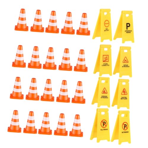 ibasenice Teiliges Mini Verkehrsschilder Spielset für Form Warnschildern und Orangenen Verkehrskegeln Kindersicheres Kunststoffmaterial Buntes Lernspielzeug Verkehrsverständnis und ibasenice Teiliges Mini Verkehrsschilder Spielset für Form Warnschildern und Orangenen Verkehrskegeln Kindersicheres Kunststoffmaterial Buntes Lernspielzeug Verkehrsverständnis und von ibasenice