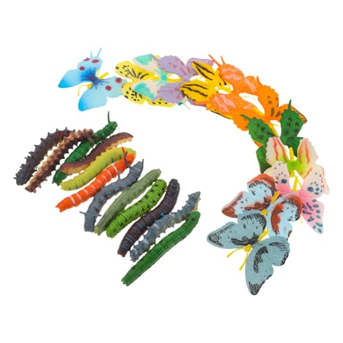 ibasenice Teiliges Realistische Plastik-Insekten Lebensnahe Raupen und Schmetterlinge Sichere Kunststofffiguren für Leichter Tragetasche für Frühe Bildung Halloween-spaß und Fantasievolles ibasenice Teiliges Realistische Plastik-Insekten Lebensnahe Raupen und Schmetterlinge Sichere Kunststofffiguren für Leichter Tragetasche für Frühe Bildung Halloween-spaß und Fantasievolles von ibasenice