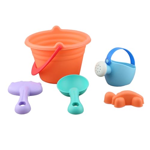 ibasenice Teiliges Sandspielzeug Set aus Hochwertigem Kunststoff Leichtes Strandspielzeug für Jungen und Mädchen Tragbares Buddelset mit Sandschaufel und Sieb Sicher und Zufällige Farbe von ibasenice