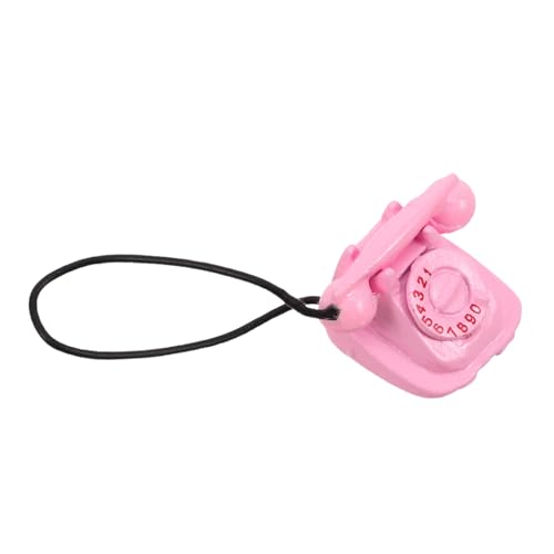 ibasenice Miniatur-Retro-Telefon Für Puppenhaus Exquisit Verarbeiteter Spielzeug-Modell-Miniatur Vintage-Telefon Für Puppenhauszubehör Für Basteln von ibasenice