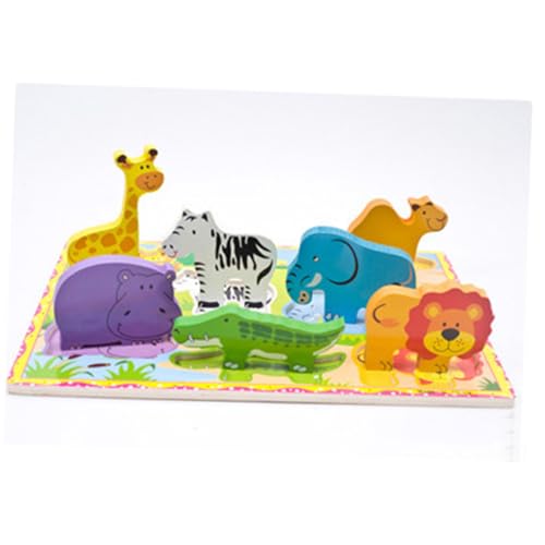 ibasenice Tier Holzpuzzle Für Kleinkinder Teiliges Lernspielzeug Aus Massivem Holz Fördert Kreative Ausdrucksweise Und Motorische Fähigkeiten Für Vorschule Und Zoo-lernspaß ibasenice Tier Holzpuzzle Für Kleinkinder Teiliges Lernspielzeug Aus Massivem Holz Fördert Kreative Ausdrucksweise Und Motorische Fähigkeiten Für Vorschule Und Zoo-lernspaß von ibasenice