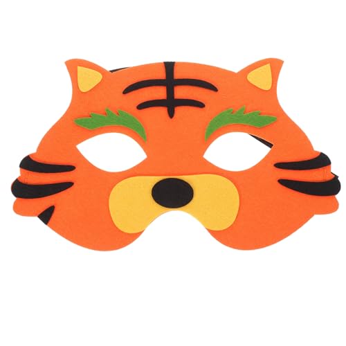 ibasenice Tiger Halbmaske für Tiermaske für Halloween Kostüm Geburtstagsfeiern und Rollenspiele Verstellbar Realistisches Design Accessoire für Kreative Verkleidungen ibasenice Tiger Halbmaske für Tiermaske für Halloween Kostüm Geburtstagsfeiern und Rollenspiele Verstellbar Realistisches Design Accessoire für Kreative Verkleidungen von ibasenice