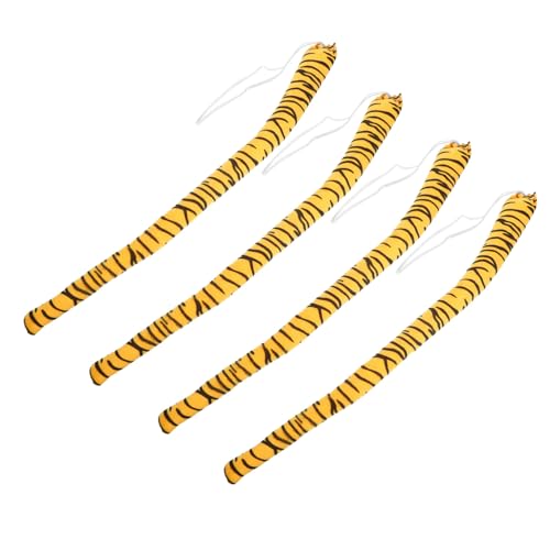 ibasenice Tiger Tail Kostüm Accessoire Plüsch Tierkostüm für Halloween Tier Party Bühnenauftritte Wiederverwendbar und Leicht von ibasenice