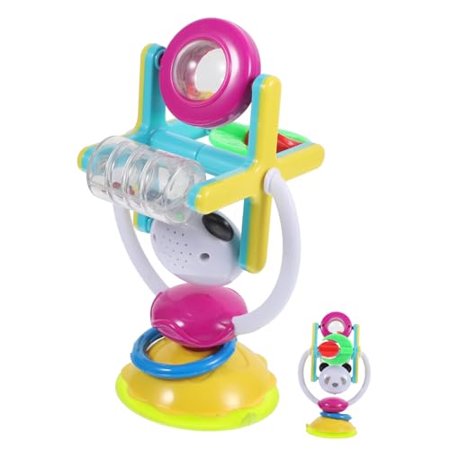 ibasenice Tisch Saugnapf Spielzeug Musik Spielzeug Musical Spielzeug Musik Rad Spielzeug Musik Spielzeug Interaktives Spielzeug Musik Bär Puzzle Spielzeug Entwicklung Tablett Spielzeug von ibasenice