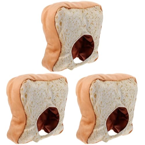 ibasenice Toast Brot Hut Cartoon Cosplay Kleidung Hut Kostüm Party Hut Prop Kostüm von ibasenice