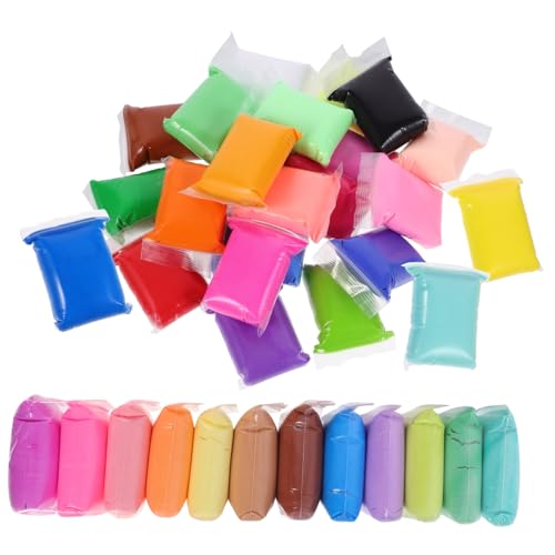 ibasenice Ton-Set – 36-teiliger Heller Ton – Polymer-ton – Sicherer Modellierton Für Kinder – Bastelset Für Kinder von ibasenice