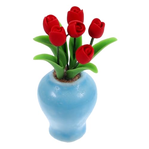 ibasenice 112 Miniatur-blumenvase Aus Porzellan Puppenhaus-zubehör Spielzeug Für Miniatur-szenen- Heimdekoration von ibasenice