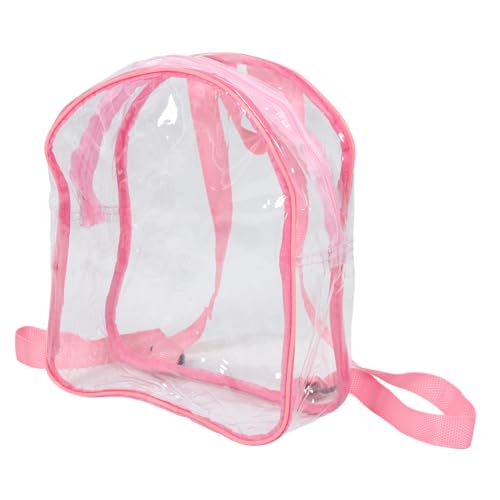 ibasenice Transparente Aufbewahrungstasche für Puppen Kleiner PVC Rucksack für Puppen und Plüschspielzeug für Reisen und Alltagsgebrauch ibasenice Transparente Aufbewahrungstasche für Puppen Kleiner PVC Rucksack für Puppen und Plüschspielzeug für Reisen und Alltagsgebrauch von ibasenice